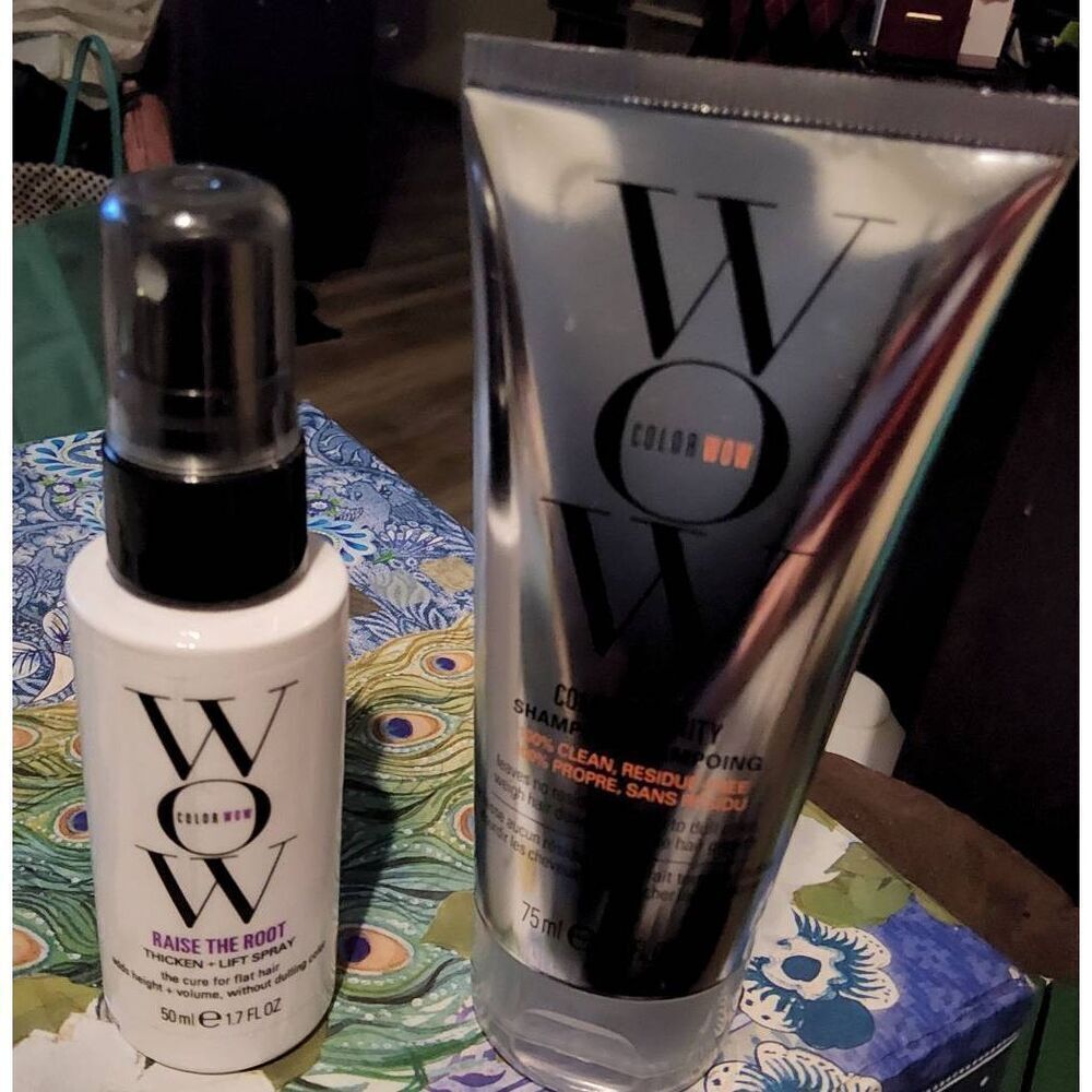 NEW~COLORWOW Color Security Shampoo & Raise the Root Lift Spray Duo